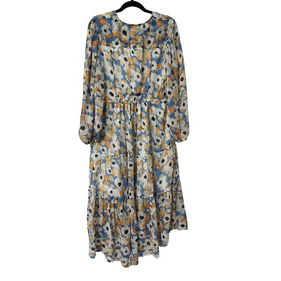NWT Joie Limited Edition Ladies Printed Maxi Dress L - Picture 5 of 9
